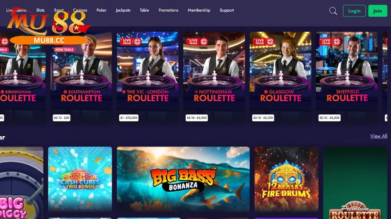 Đến Mu88 trải nghiệm đa dạng game hot